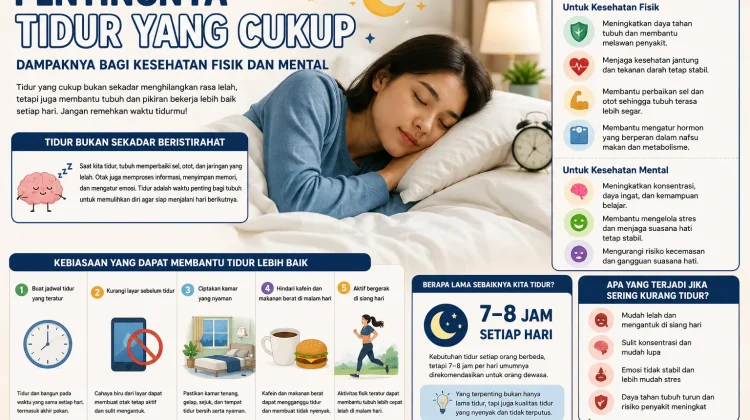Istirahat yang Cukup untuk Kesehatan Fisik dan Mental